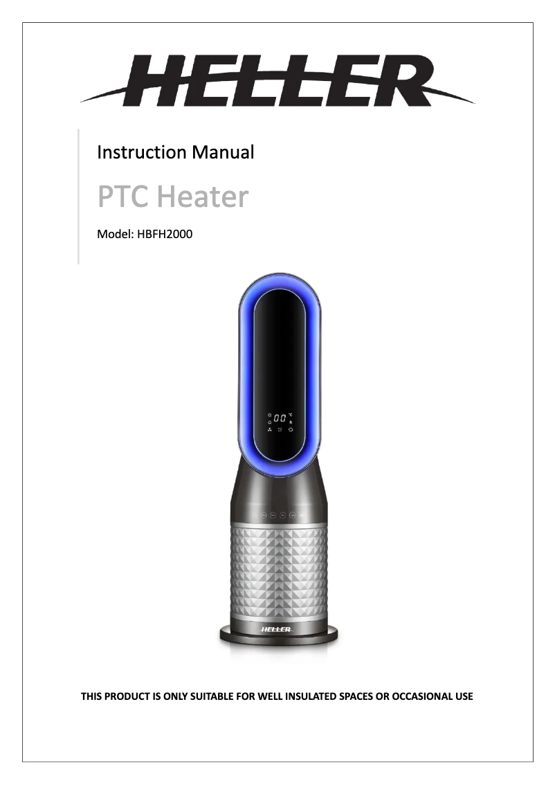 Page n°1 - Manuel utilisateur Heller HBFH2000