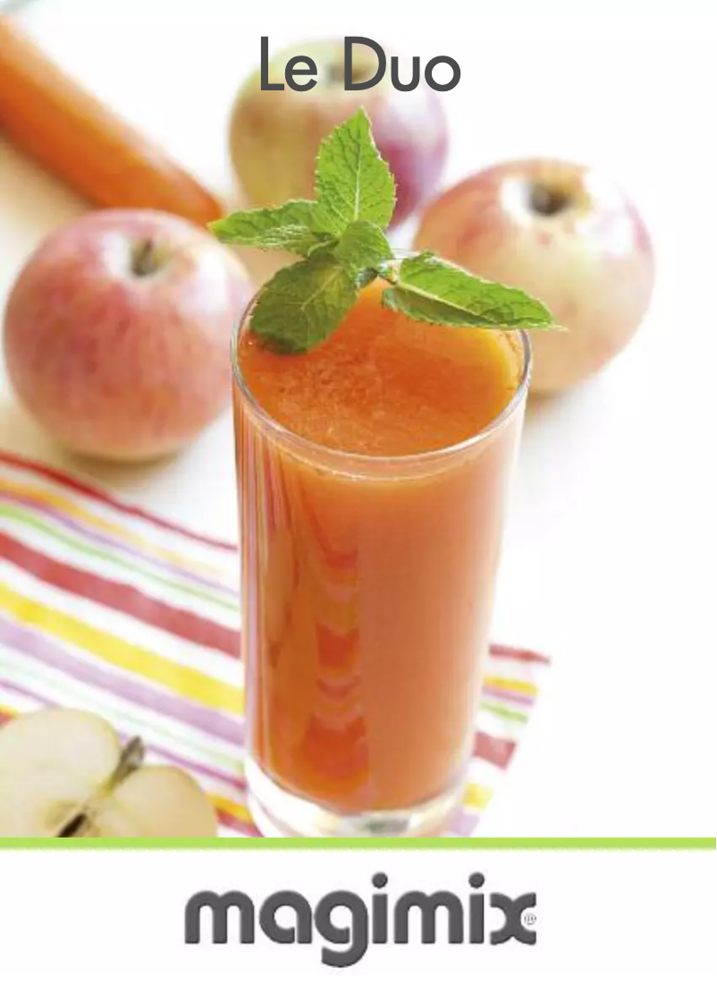 Page 1 de la notice Manuel utilisateur Magimix 18026 F