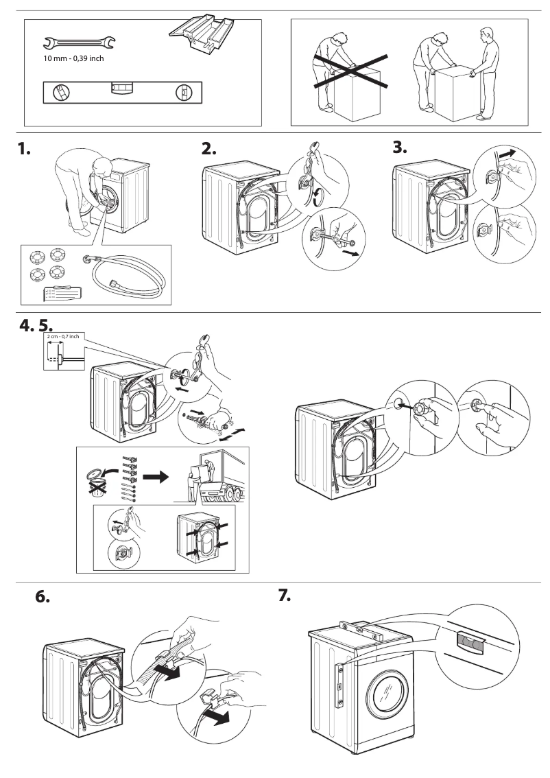 Page n°1 - Instructions de sécurité Indesit MTWE 81495 WK EE