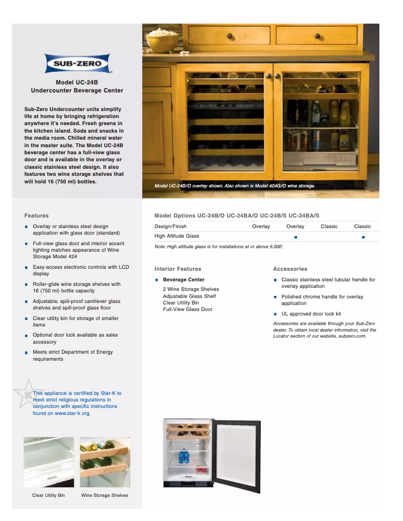 Image de la première page du manuel de l'appareil UC-24BG/O-RH