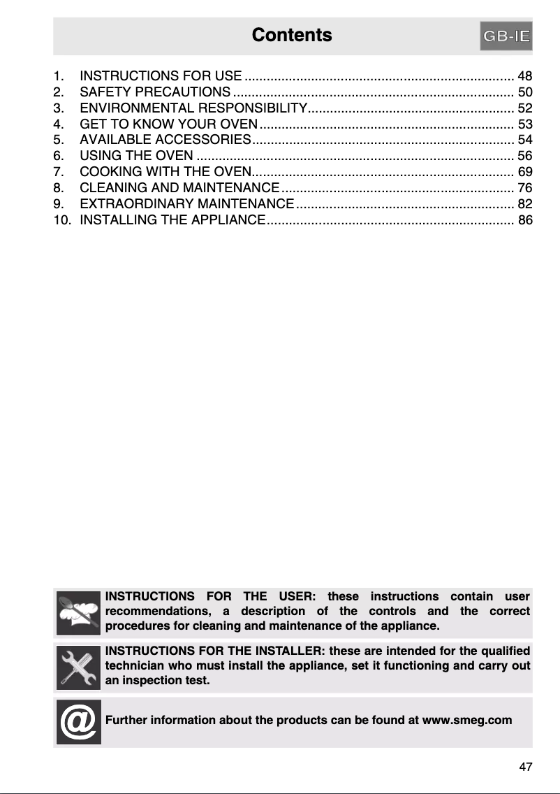 Image de la première page du manuel de l'appareil SC0485X-8