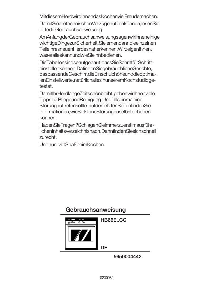 Page n°1 - Manuel utilisateur Neff HB66E76CC