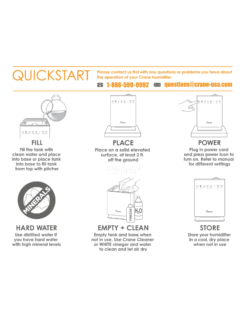 Page 1 de la notice Manuel utilisateur Crane EE-6913