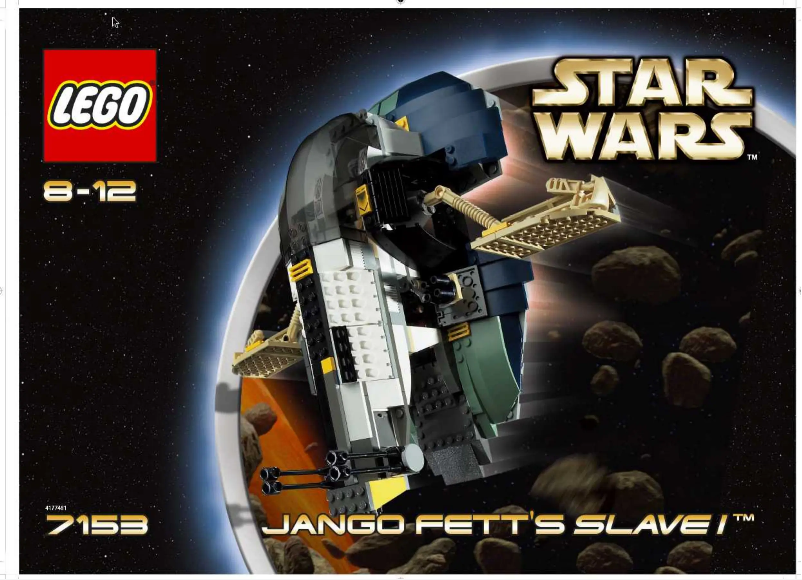 Página 1 del manual Manual de usuario Lego Jango Fett's Slave I (TM)