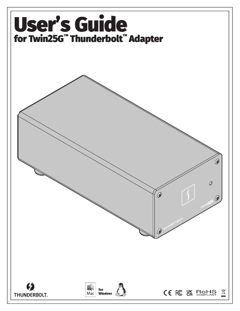 Image de la première page du manuel de l'appareil Twin25G