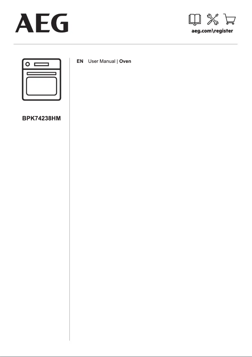 Page 1 de la notice Manuel utilisateur AEG BPK74238HM