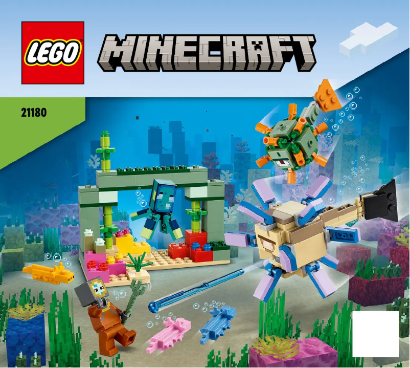Page 1 de la notice Manuel utilisateur Lego Minecraft 21180