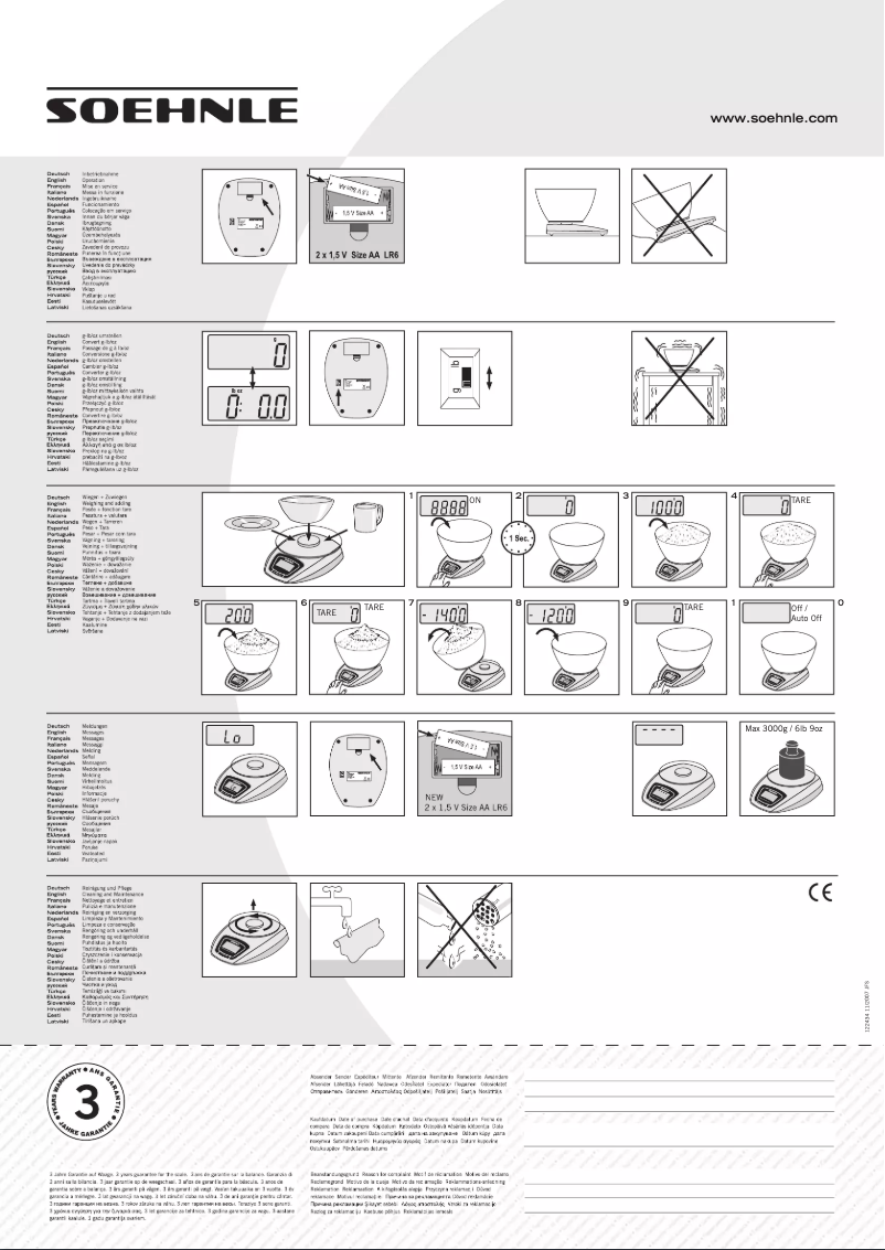 Image de la première page du manuel de l'appareil Siena Plus