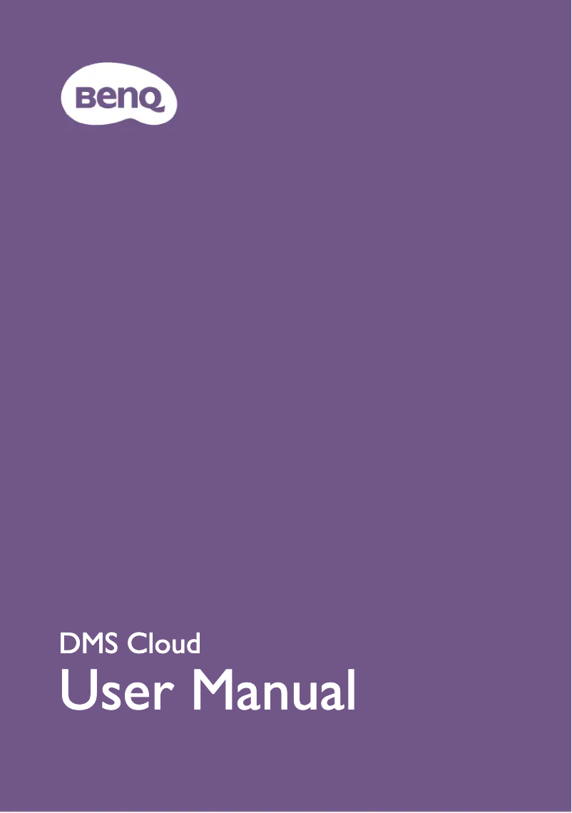 Page 1 de la notice Manuel utilisateur BenQ RM6503