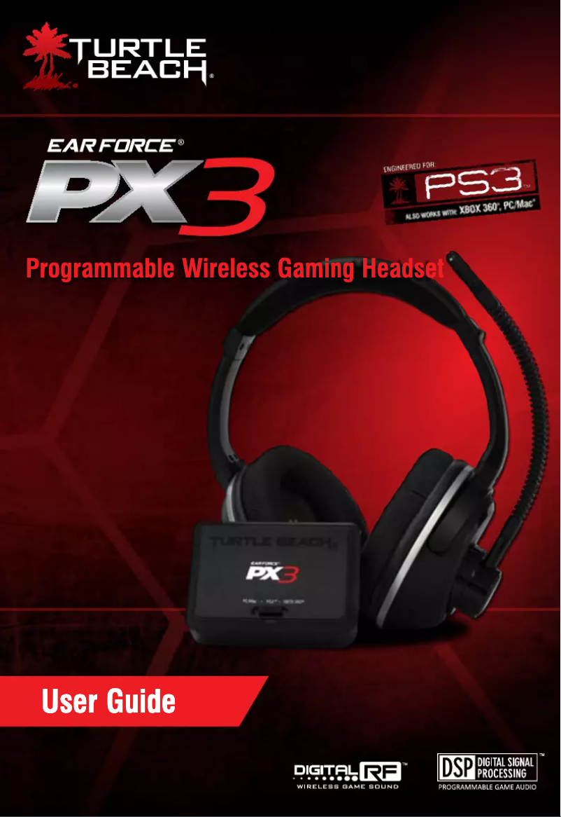 Page n°1 - Manuel utilisateur Turtle Beach Ear Force PX3