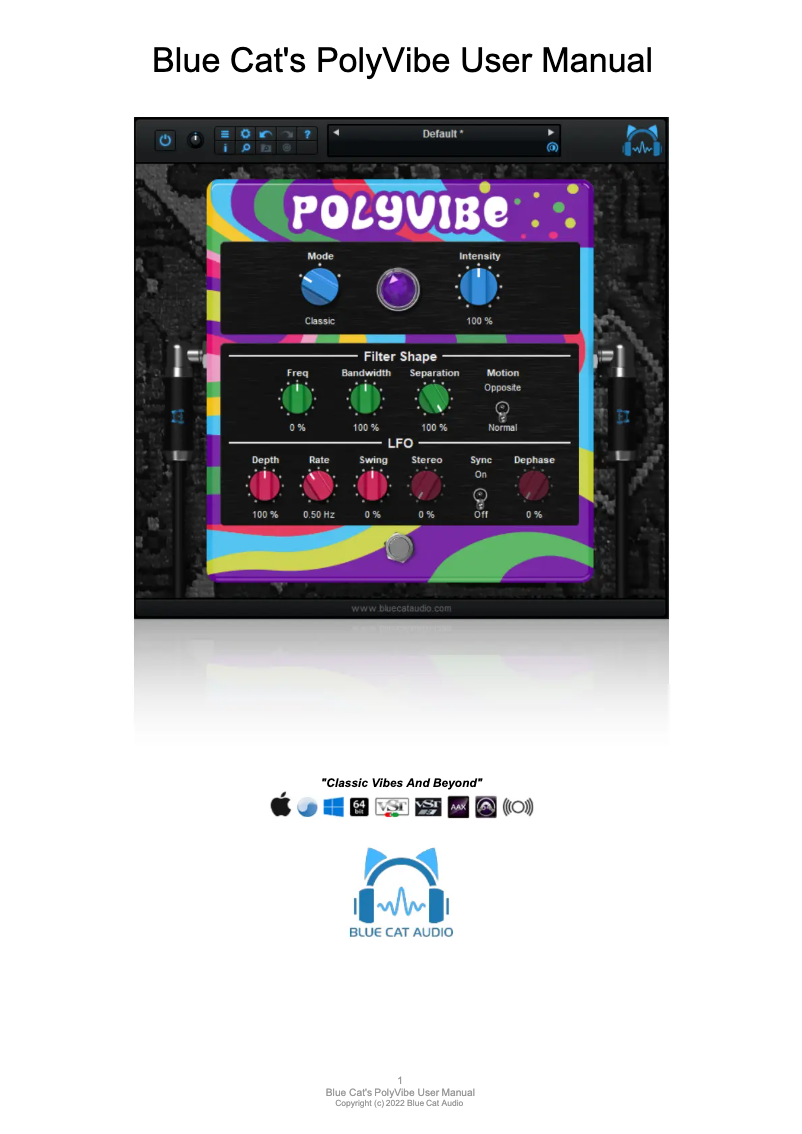Image de la première page du manuel de l'appareil PolyVibe