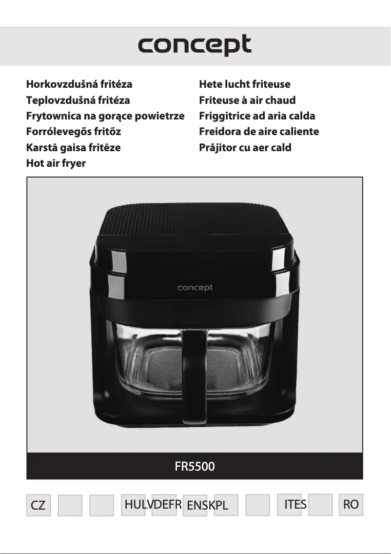 Page 1 de la notice Manuel utilisateur Concept FR5500