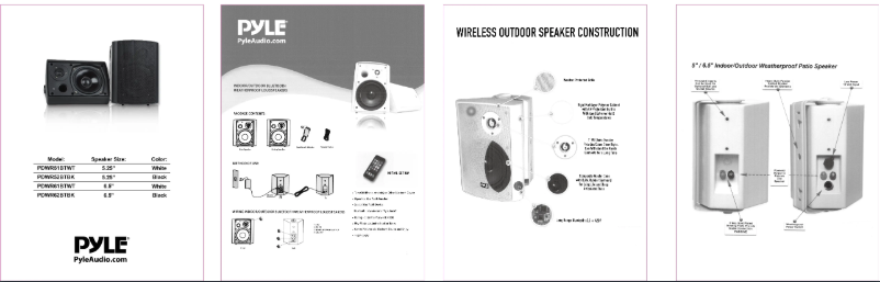 Page 1 de la notice Manuel utilisateur Pyle PDWR62BTBK