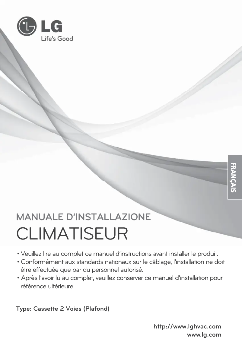 Page n°1 - Manuel utilisateur LG ARNU243TLC2