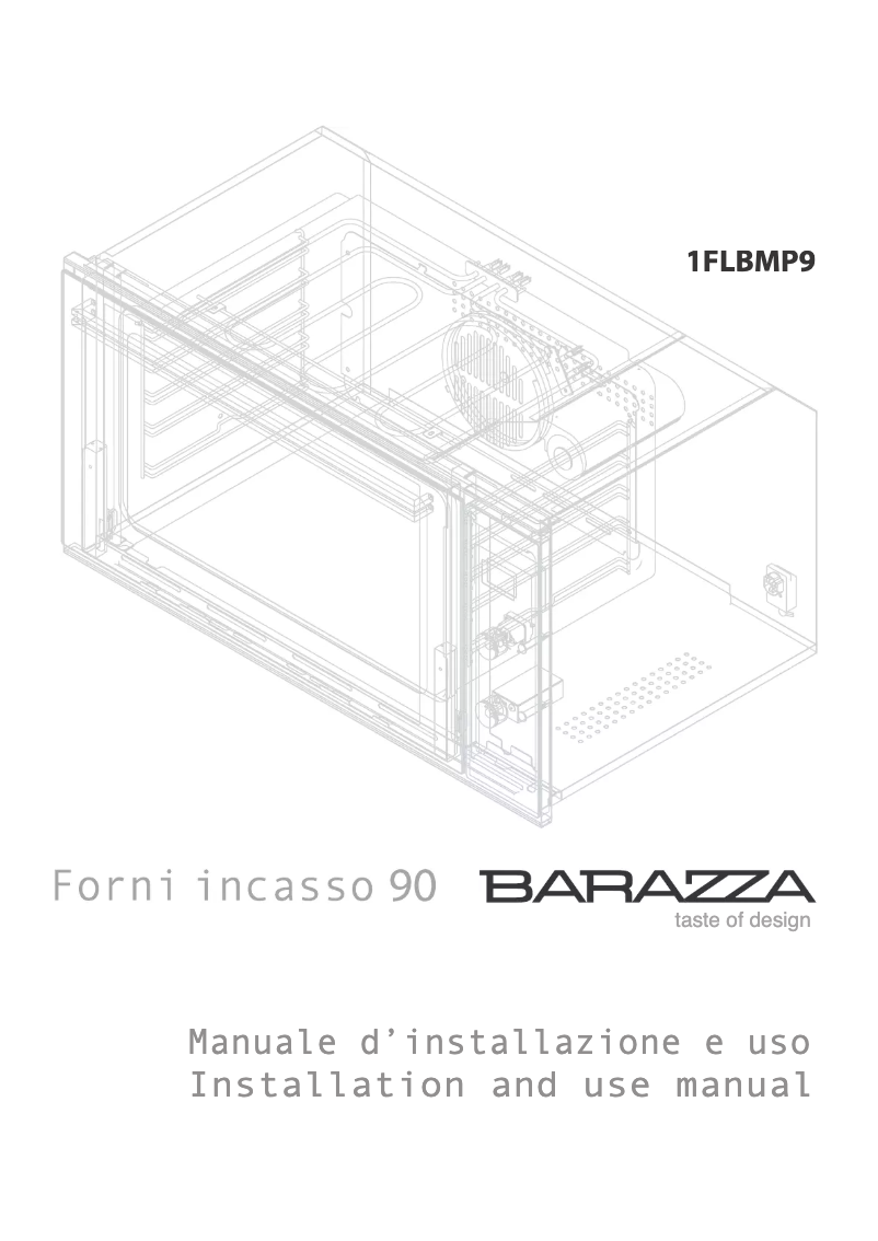 Page 1 de la notice Manuel utilisateur Barazza 1FLBMP9