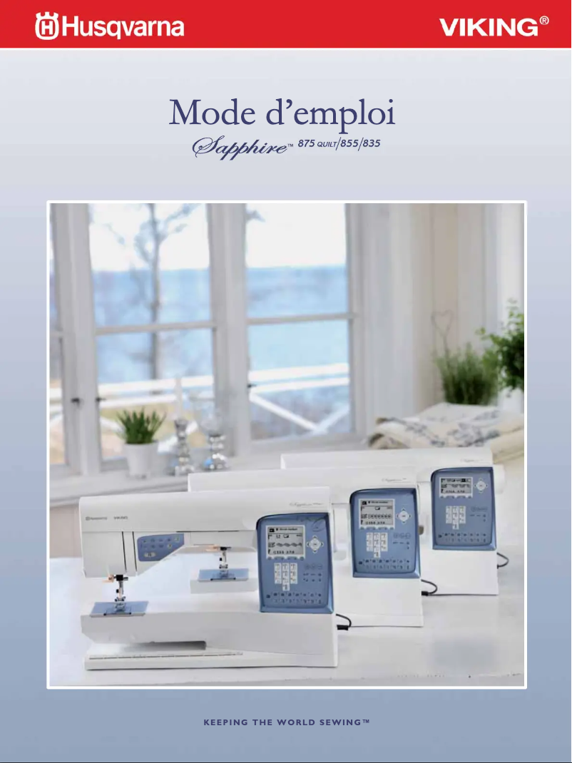 Image de la première page du manuel de l'appareil Sapphire 835