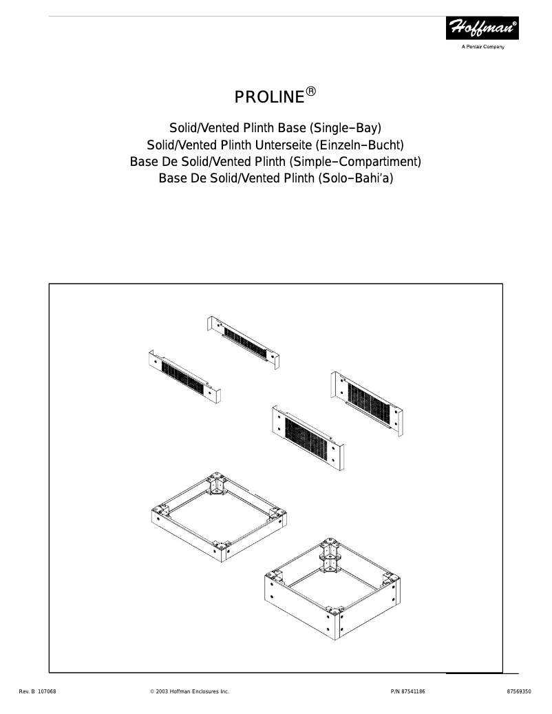 Página 1 del manual Manual de usuario Hoffman PPB286