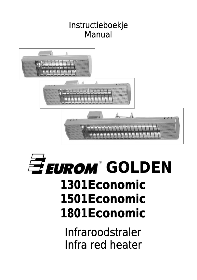 Página 1 del manual Manual de usuario Euromac Golden 1801