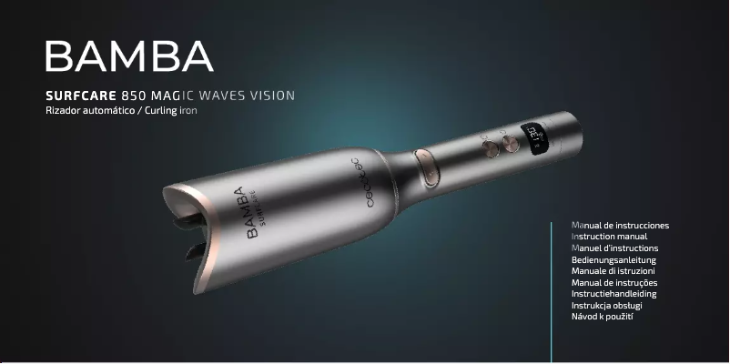 Page 1 de la notice Manuel utilisateur Cecotec Surfcare 850 Magic Waves Vision