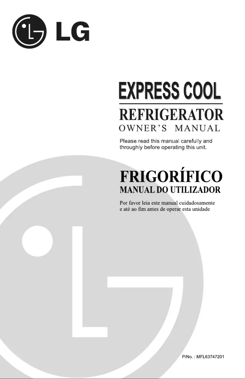 Page 1 de la notice Manuel utilisateur LG GL-171OML