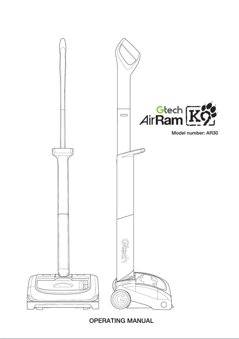 Image de la première page du manuel de l'appareil AirRam MK2 AR30