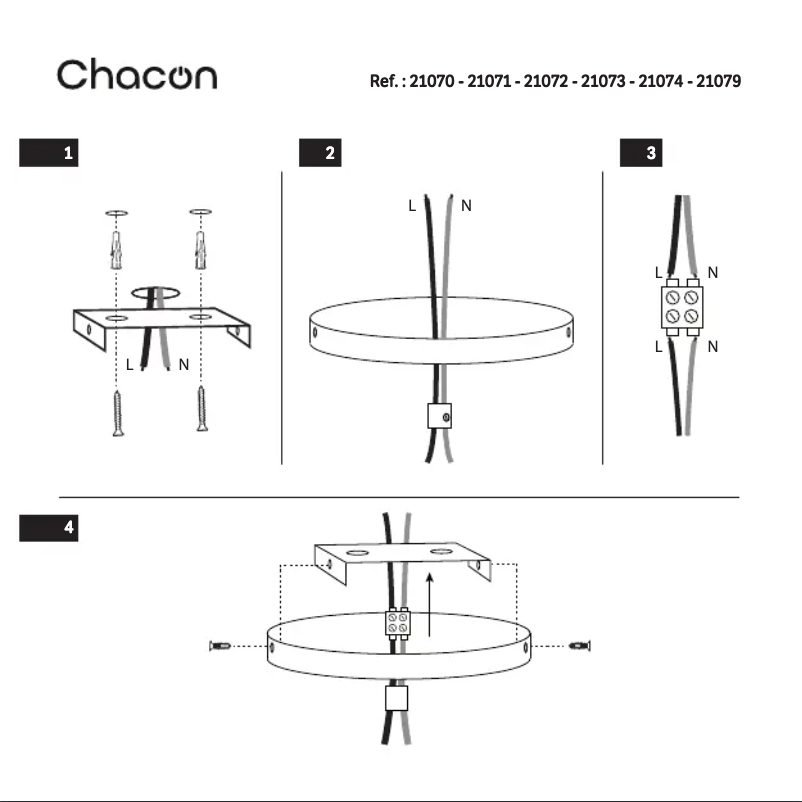 Page 1 de la notice Manuel utilisateur Chacon 21072