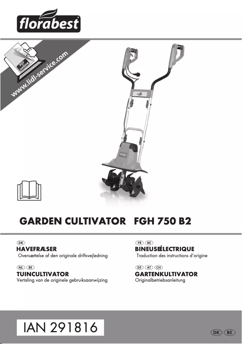Page n°1 - Manuel utilisateur Florabest FGH 750 B2