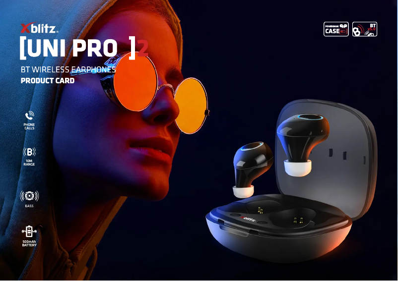 Página 1 del manual Manual de usuario Xblitz Uni Pro 2