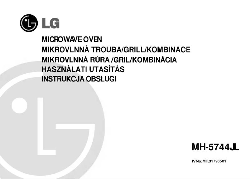 Page 1 de la notice Manuel utilisateur LG MH-5744JL