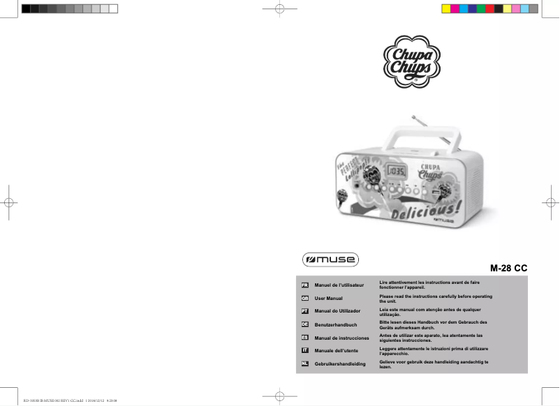 Page 1 de la notice Manuel utilisateur Muse M-28 CC