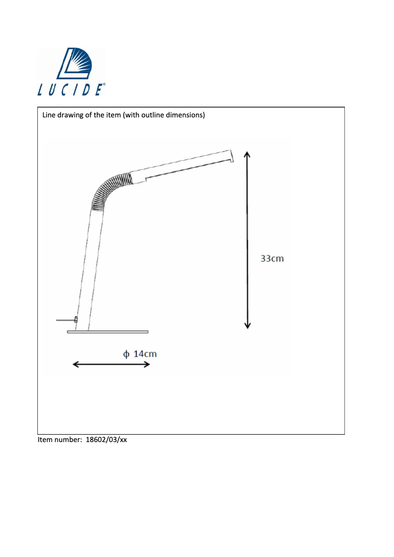 Page n°1 - Manuel utilisateur Lucide Gilly 18602/03/31