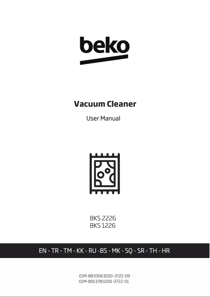 Image de la première page du manuel de l'appareil BKS 1226