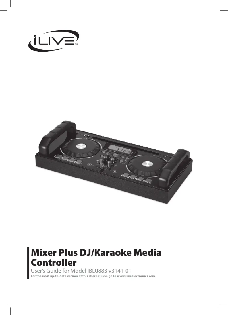 Page 1 de la notice Manuel utilisateur iLive IBDJ883