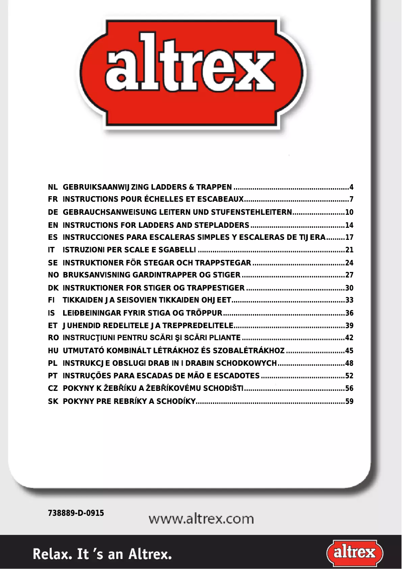 Image de la première page du manuel de l'appareil All Round AR 3080