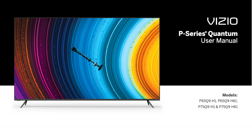 Page 1 de la notice Manuel utilisateur VIZIO P65Q9-H61