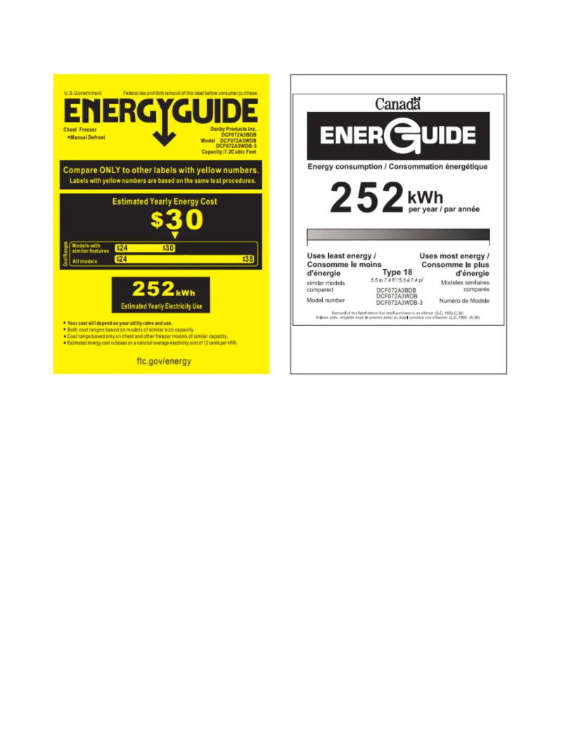 Image de la première page du manuel de l'appareil DCF072A3WDB