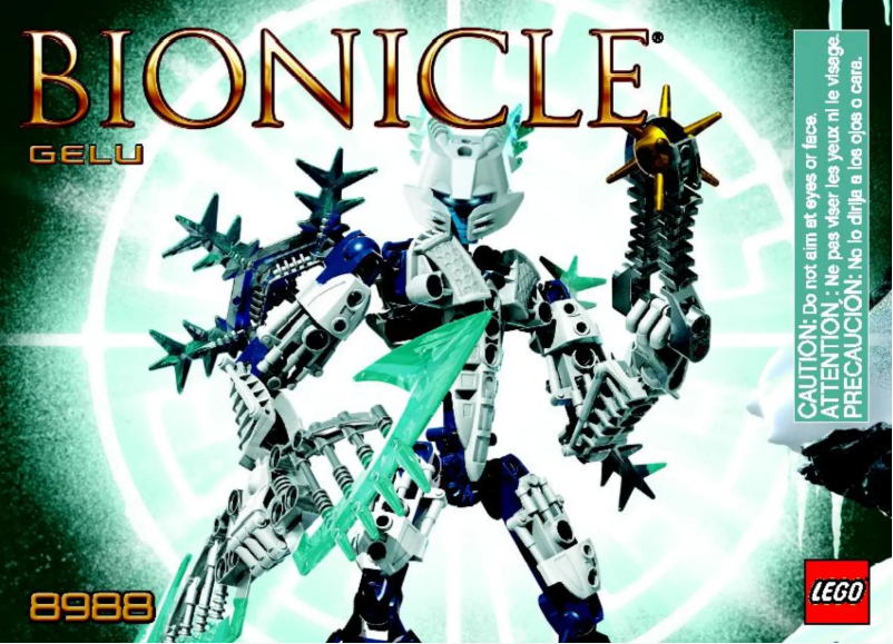 Image de la première page du manuel de l'appareil Bionicle 8988