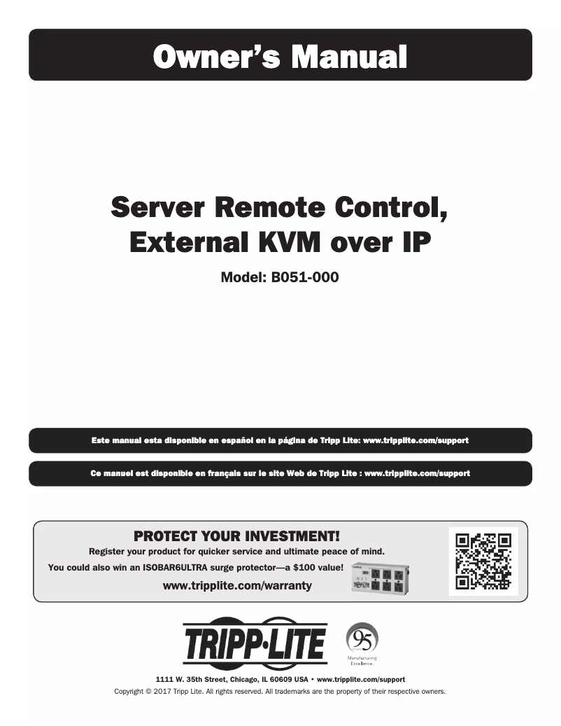 Image de la première page du manuel de l'appareil B051-000