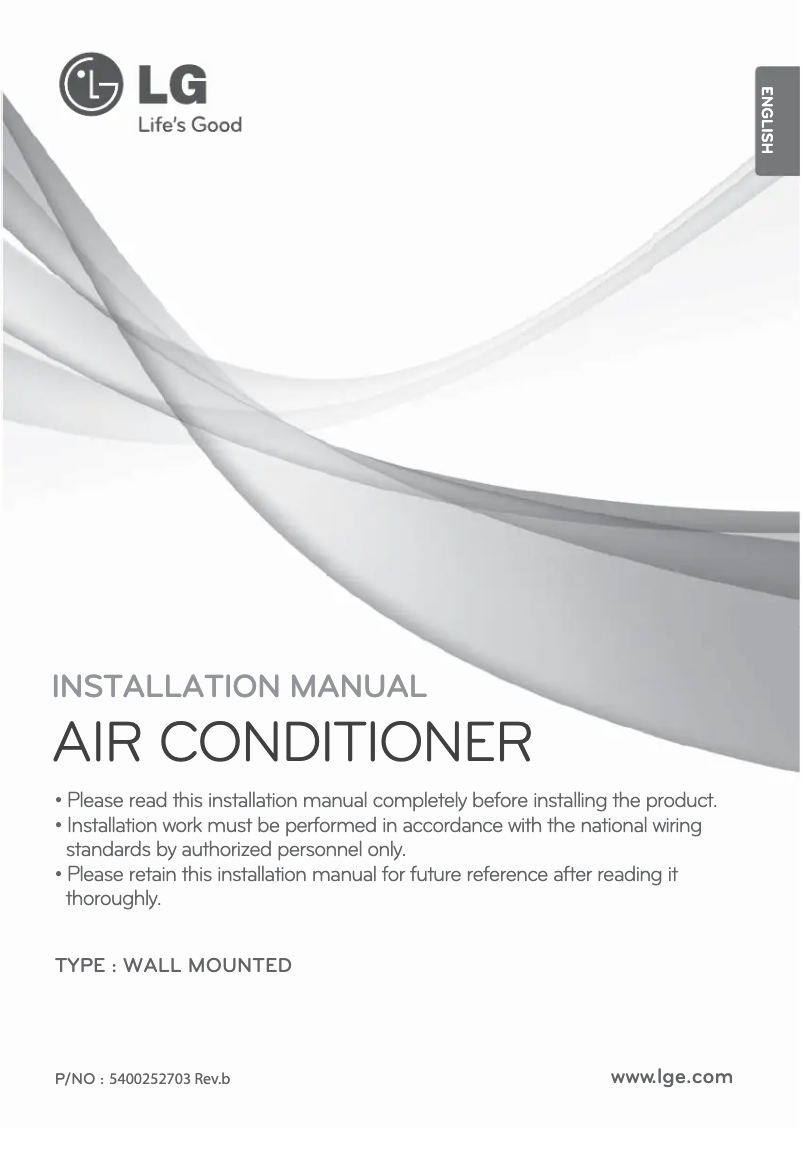 Page 1 de la notice Manuel utilisateur LG ASUH1865DM0