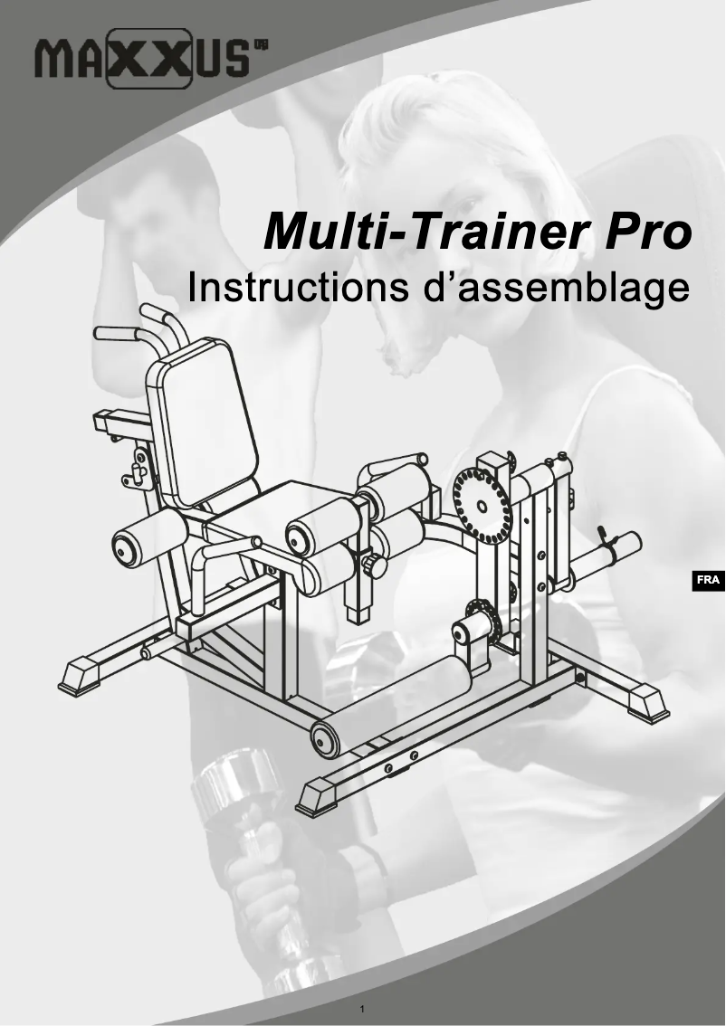 Page n°1 - Manuel utilisateur Maxxus Multitrainer Pro