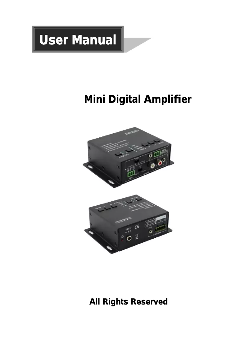 Page 1 de la notice Manuel utilisateur Siig CE-AU0011-S1