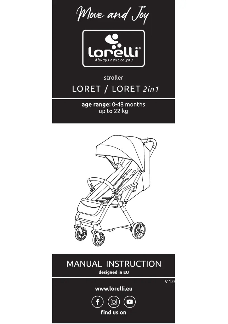 Page n°1 - Manuel utilisateur Lorelli Loret