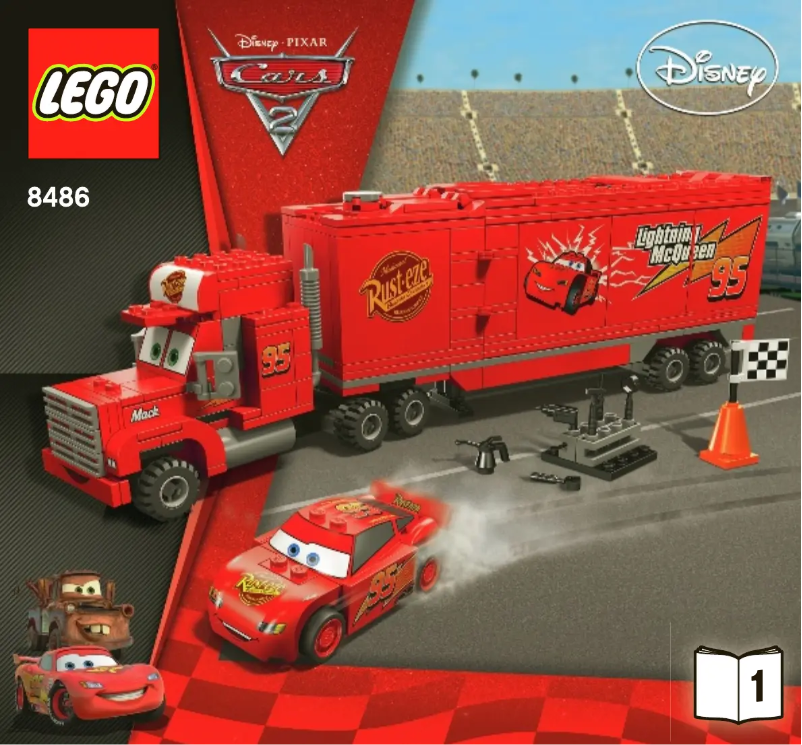 Page 1 de la notice Manuel utilisateur Lego Mack's Team Truck