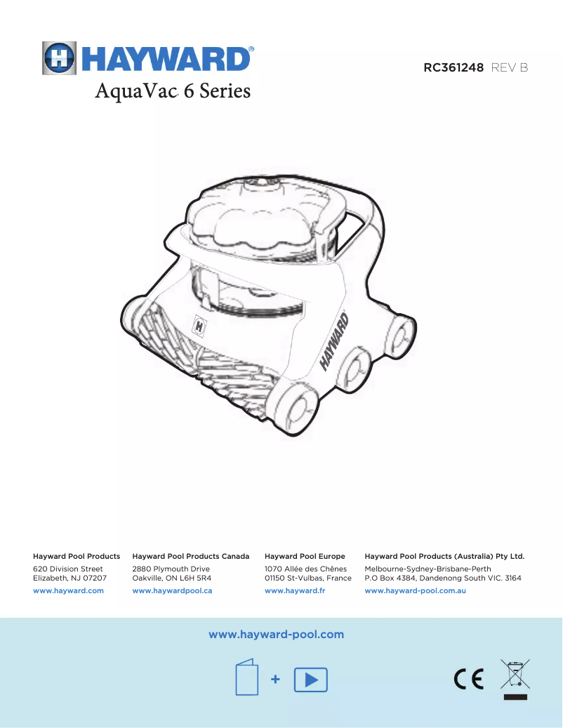 Página 1 del manual Manual de usuario Hayward AquaVac 600