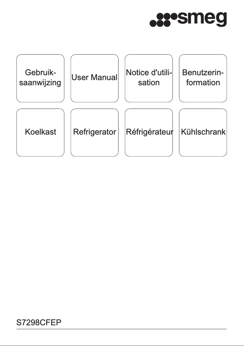 Image de la première page du manuel de l'appareil S7298CFEP