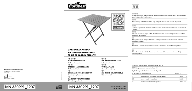 Page n°1 - Manuel utilisateur Florabest KT-2385