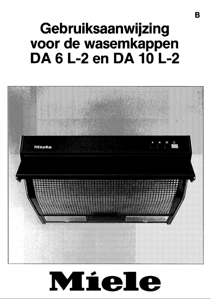 Page n°1 - Manuel utilisateur Miele DA 6 L-2