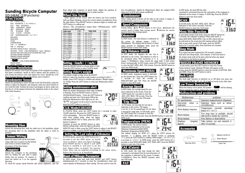 Página 1 del manual Manual de usuario Sunding SD-546AE