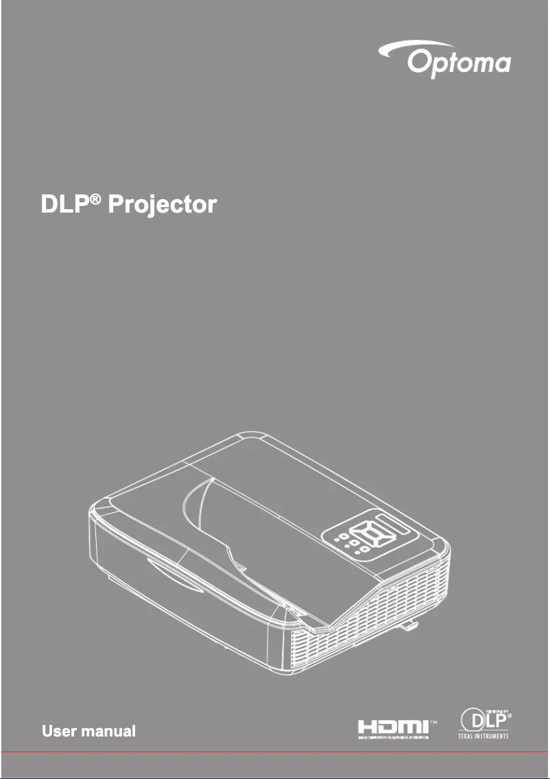 Page 1 de la notice Manuel utilisateur Optoma ZW400UST
