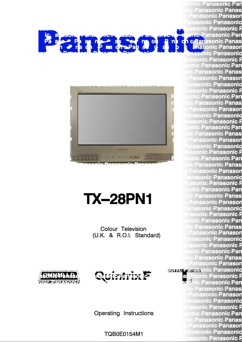 Imagen de la primera página del manual del dispositivo TX-28PN1
